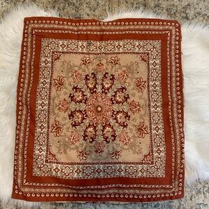 Pottery Barn euro sham. Pretty Boho, print envelope closure in back.